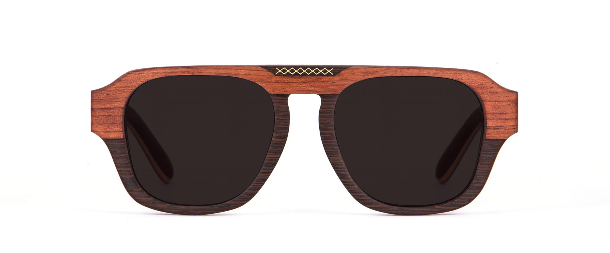Aberkane front Wenge Bubenga Sunglasses Designer Eyewear