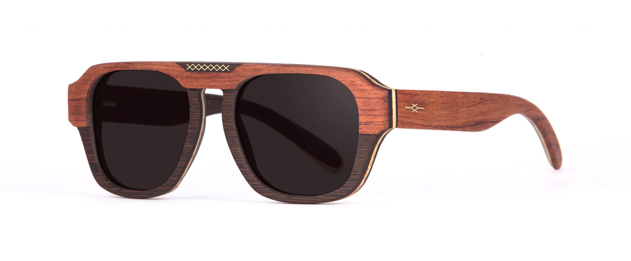 Aberkane side Wenge Bubenga Sunglasses Designer Eyewear
