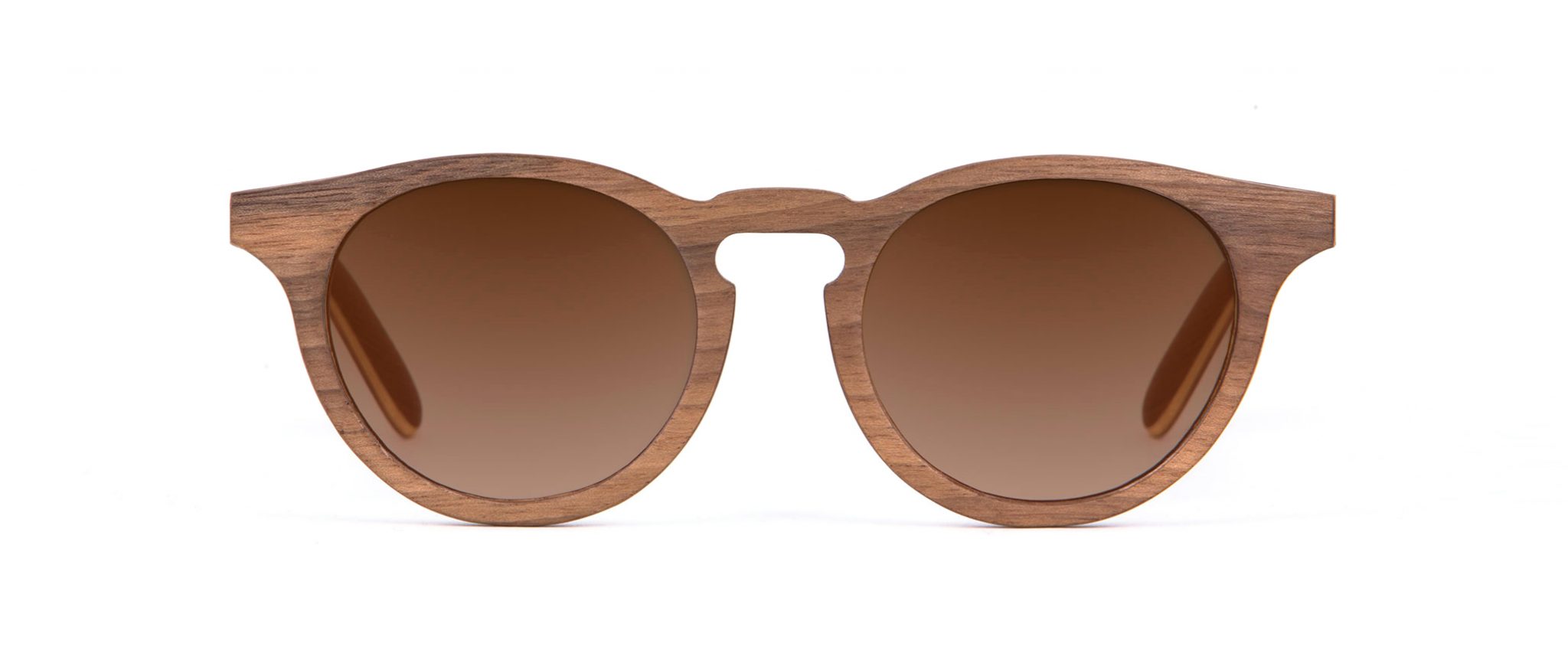 Charlie Iconic Walnut Wood Designer Sunglasses VAKAY
