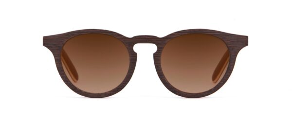 Charlie Iconic Wenge Wood Designer Sunglasses VAKAY