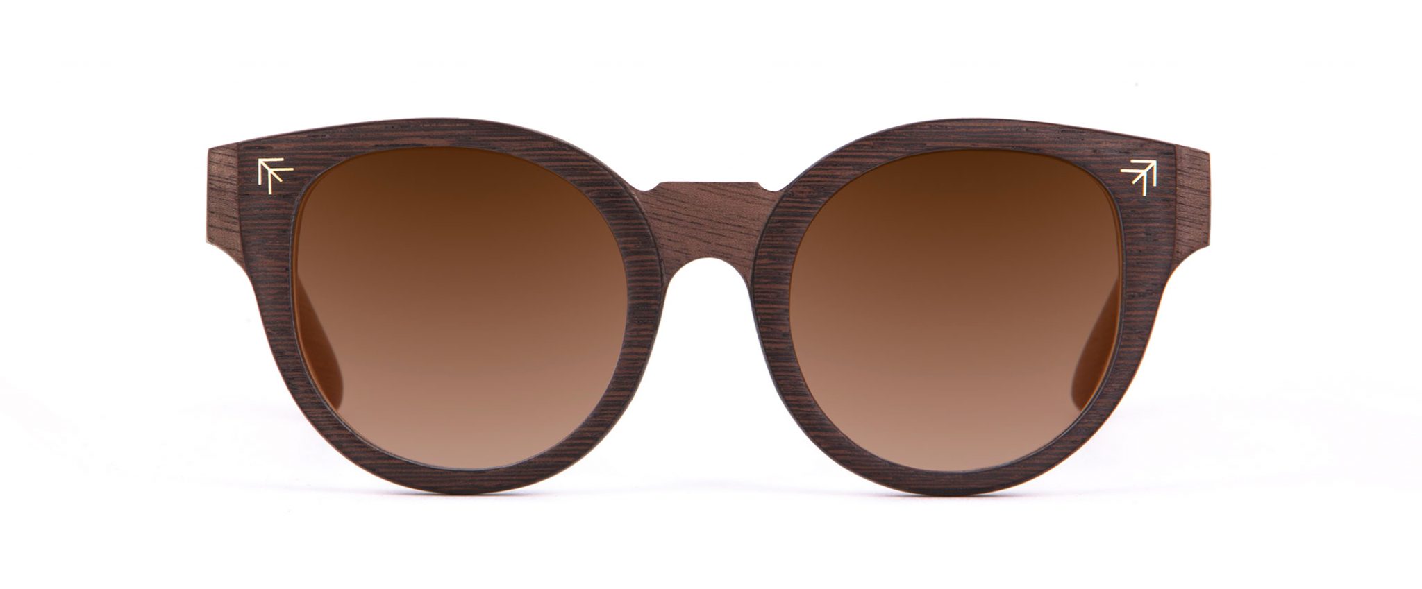 Ithran front Walnut Wenge Sunglasses Designer Eyewear Berber Tattoos