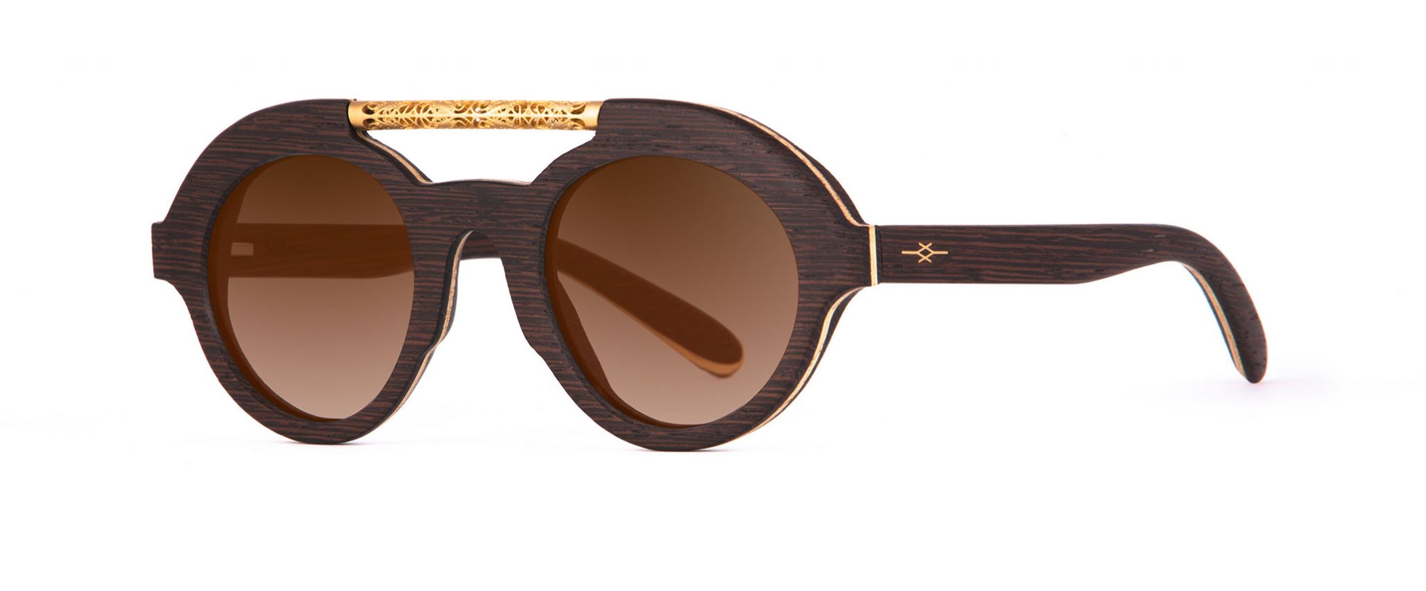 Sultana Featuring Jewelry Wenge Wood Sunglasses Designer Eyewear